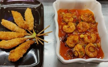 Doble Receta: Langostinos Enchilados + Langostinos Crujientes